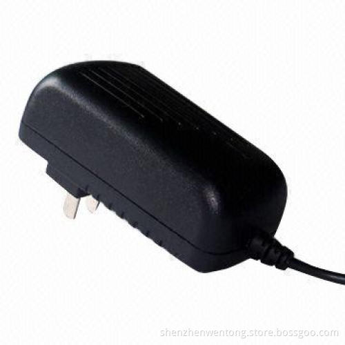 DC Power Adapter with 10V, 2.5A Output Voltage and Over-voltage Protection, Sized 93.5 x 47 x 33mm